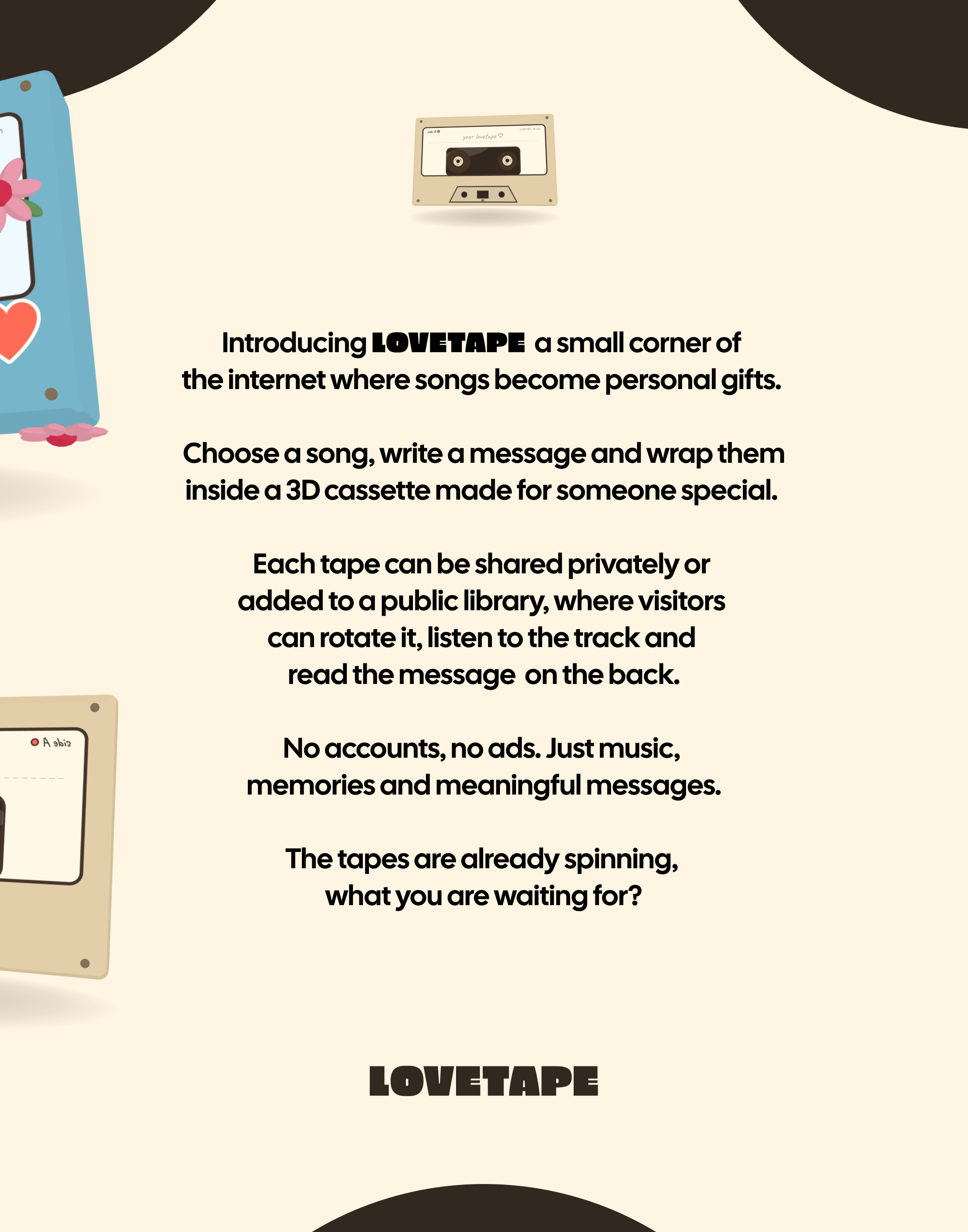 LOVETAPE — introducing the app
